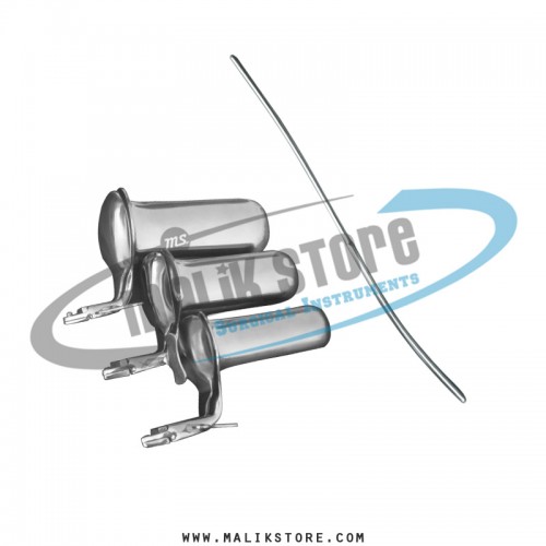 Hegar uterine dilator 3-4 mm, collin 3 pieces